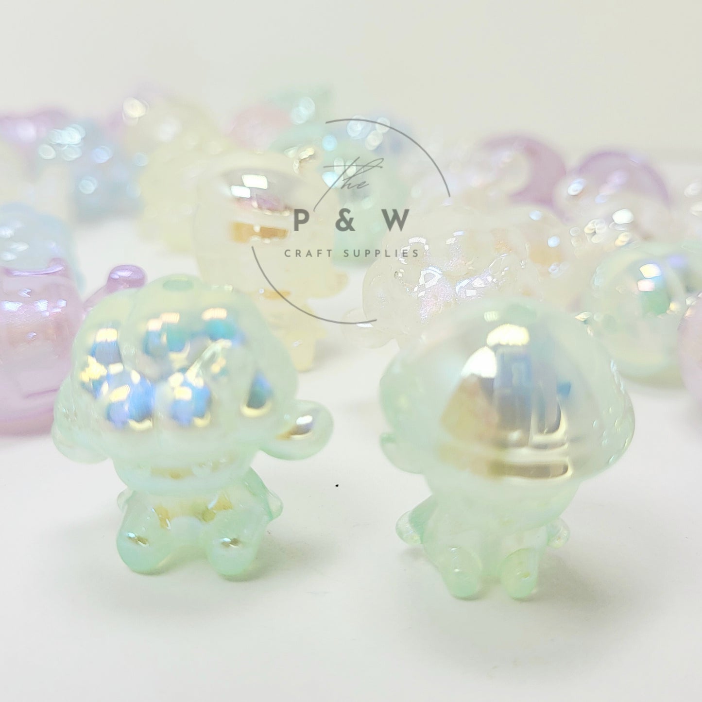 N 597A - Iridescent PM-Inspired Glow Beads