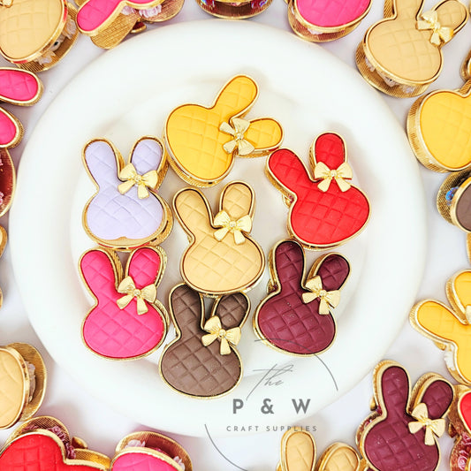 N 635 - Bunny Bow Embellishment Beads