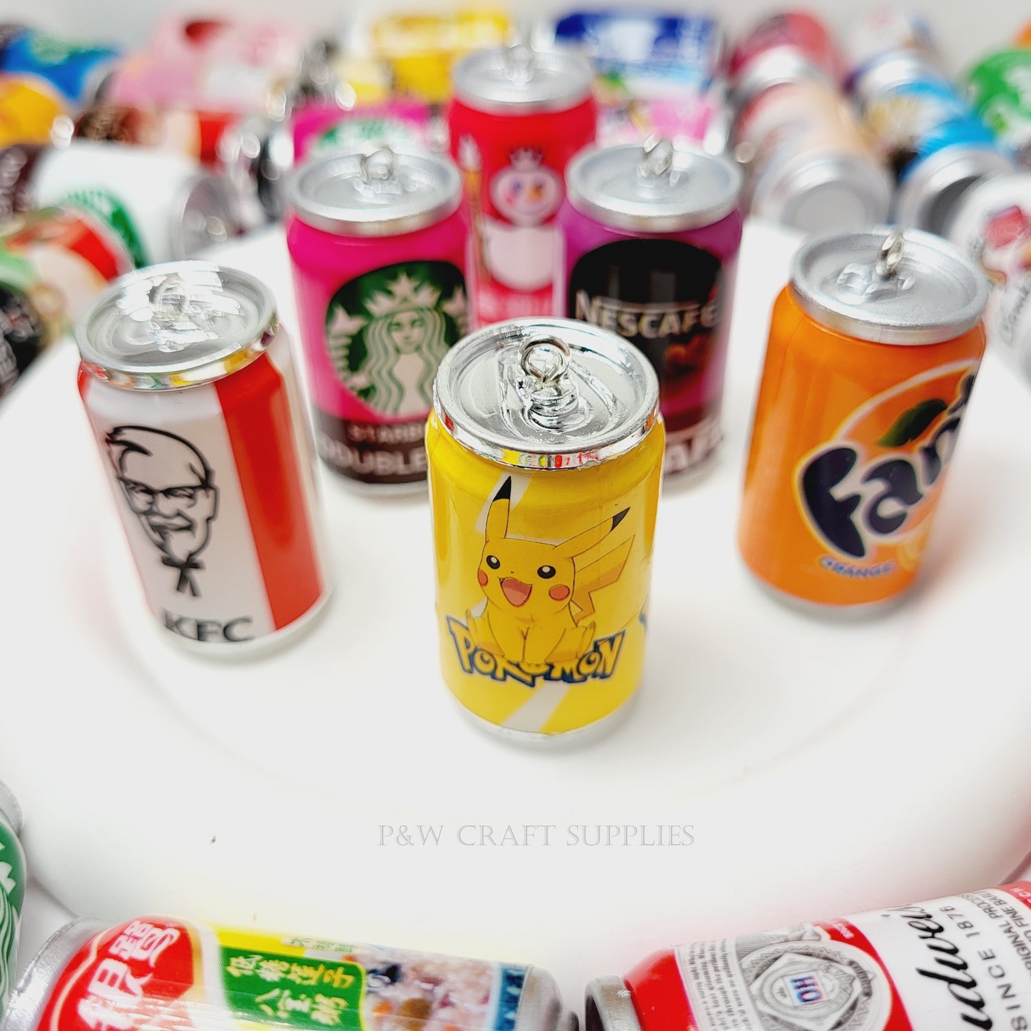 Label L13-Miniature Soda Can Charms D