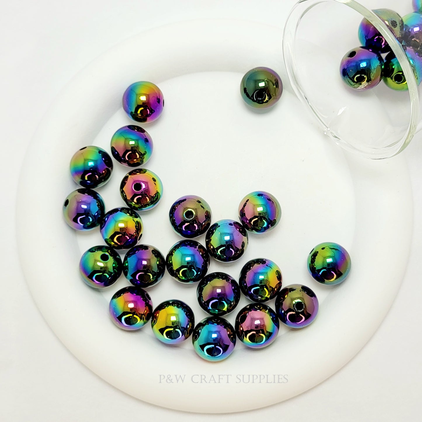 Label 5411-Black glossy beads D