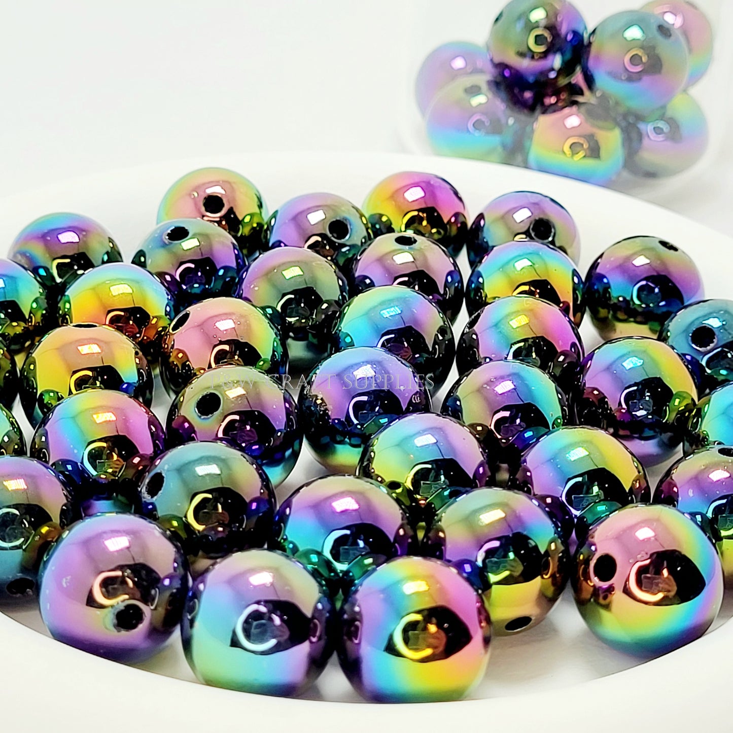 Label 5411-Black glossy beads D