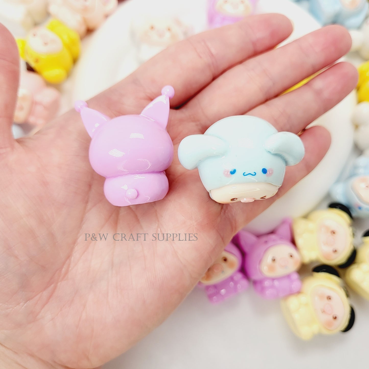 Label 190-Kawaii Piggy Dressed-Up Charms D