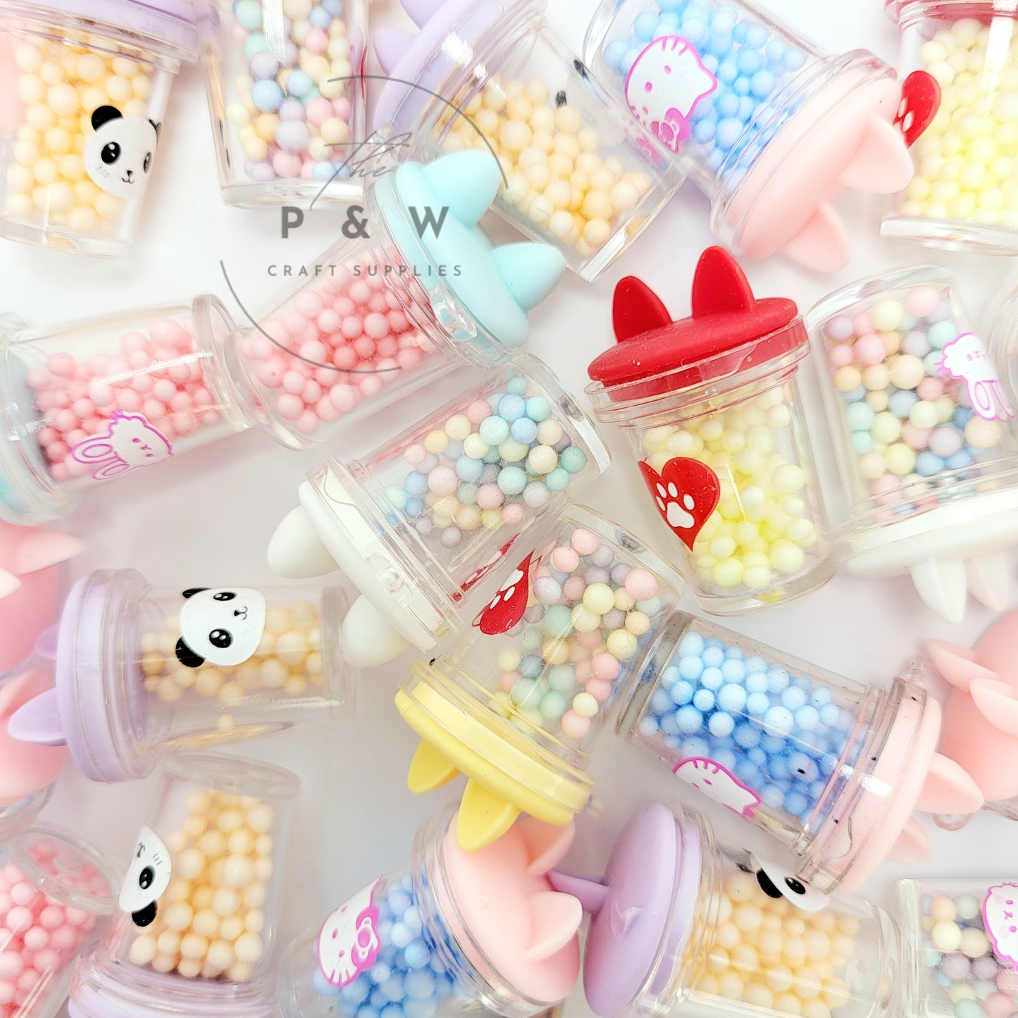 N 40 - Animal Cup Shaker Charms