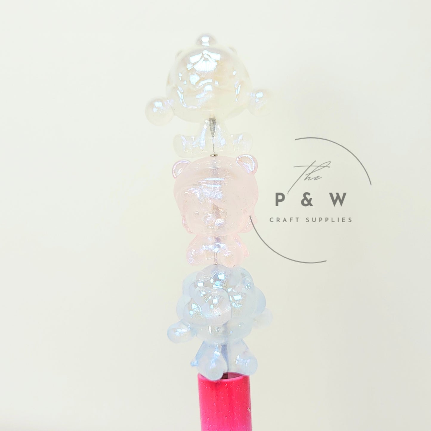 N 597A - Iridescent PM-Inspired Glow Beads