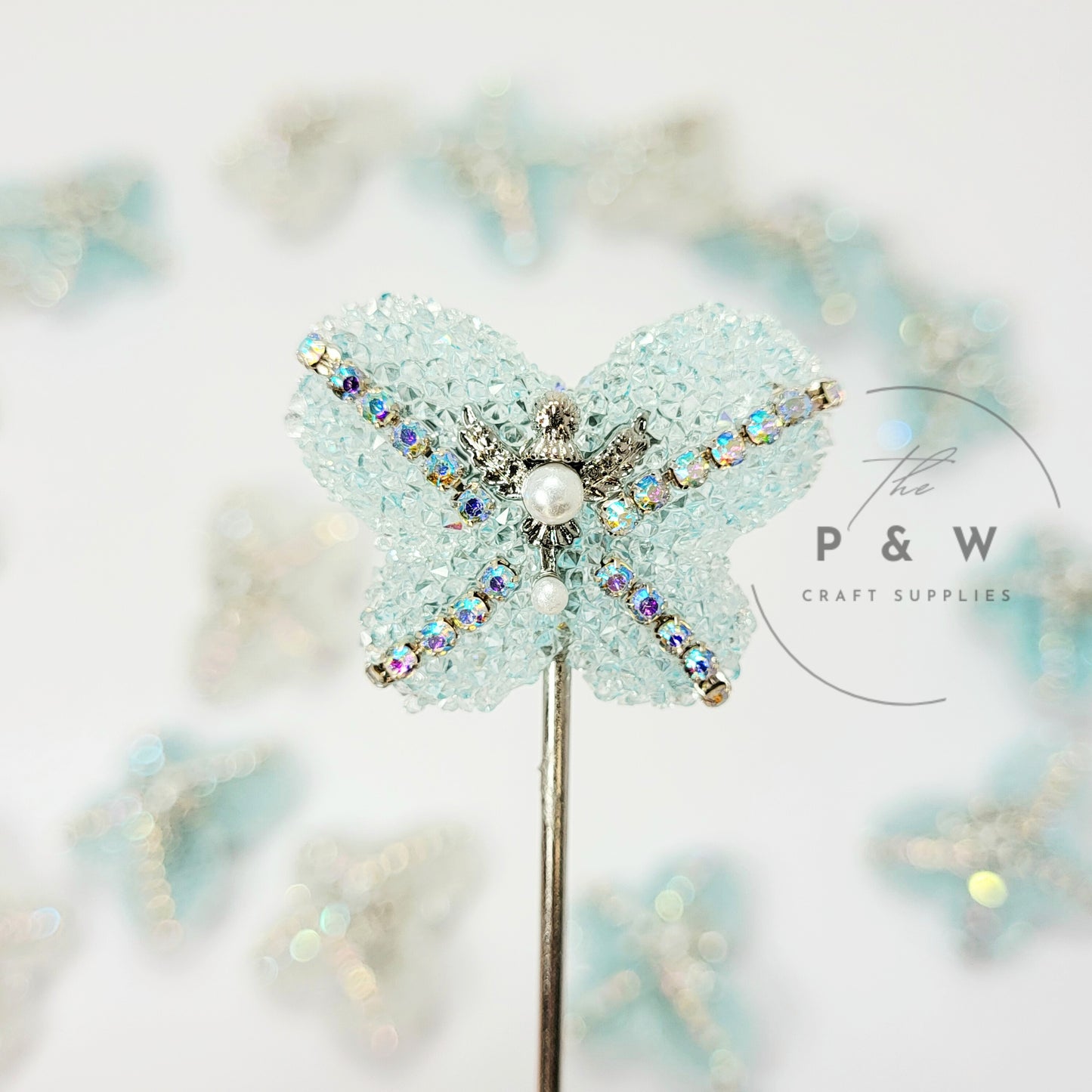 N 430 - Crystal Butterfly Beads