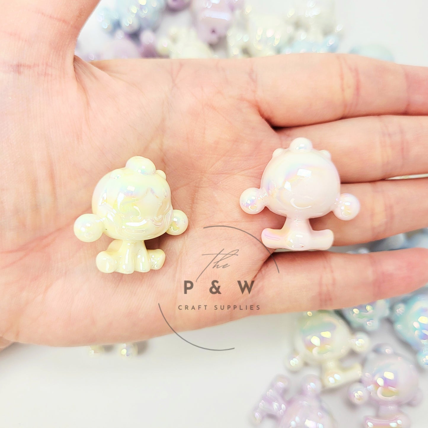 N 597B - Solid Iridescent Glow SP Beads