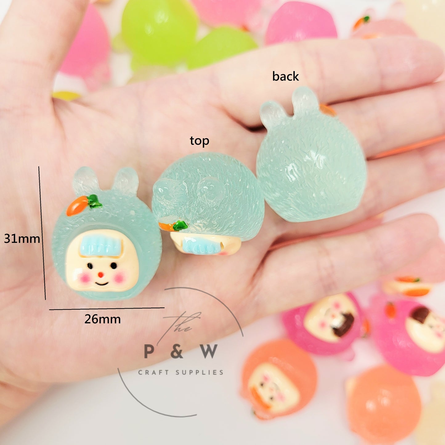 N 149 - Glow Bunny Kid Charms