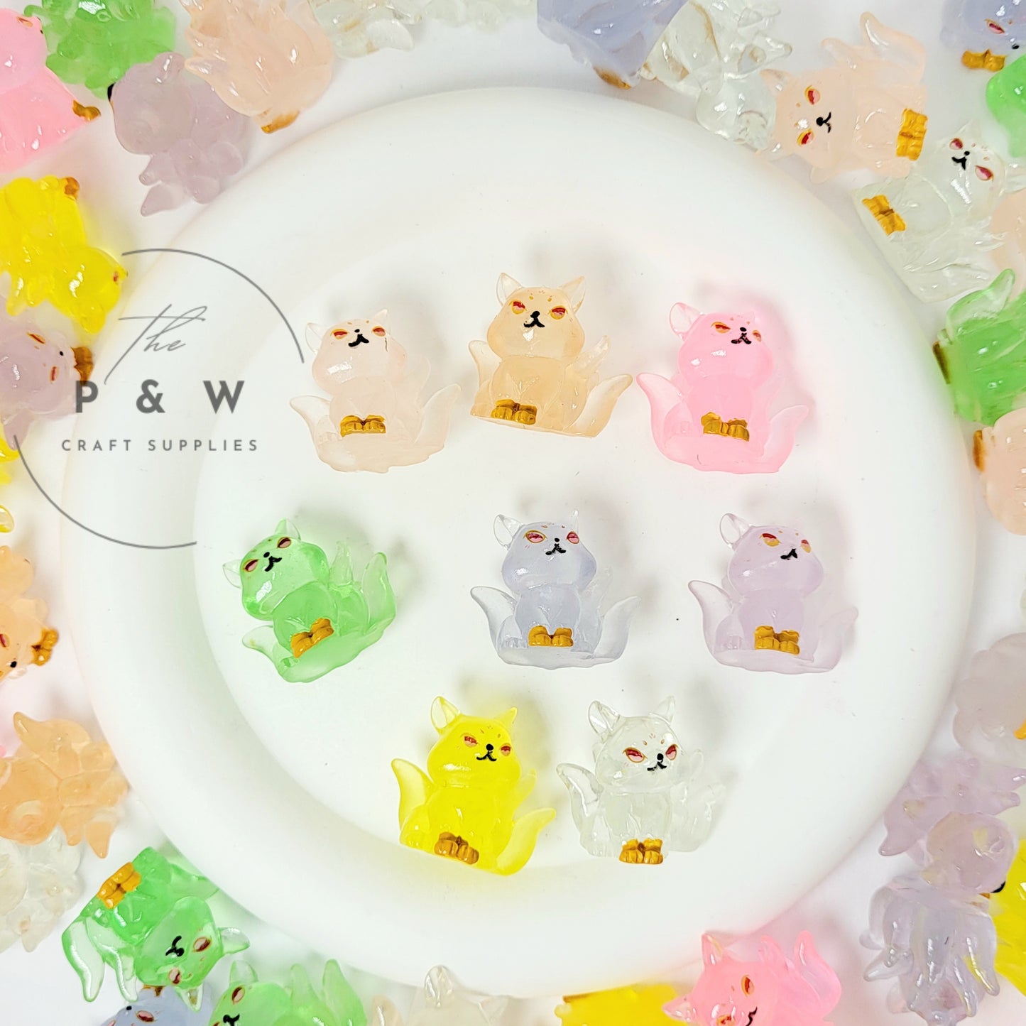 Label 98 - 3D Guardian Fox Charms D