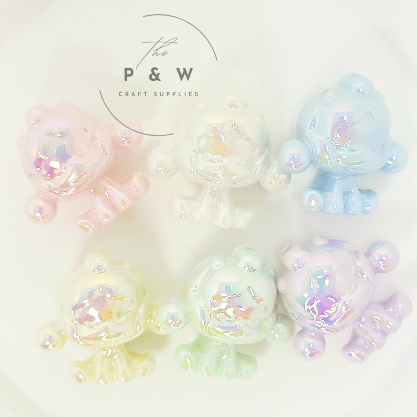 N 597B - Solid Iridescent Glow SP Beads