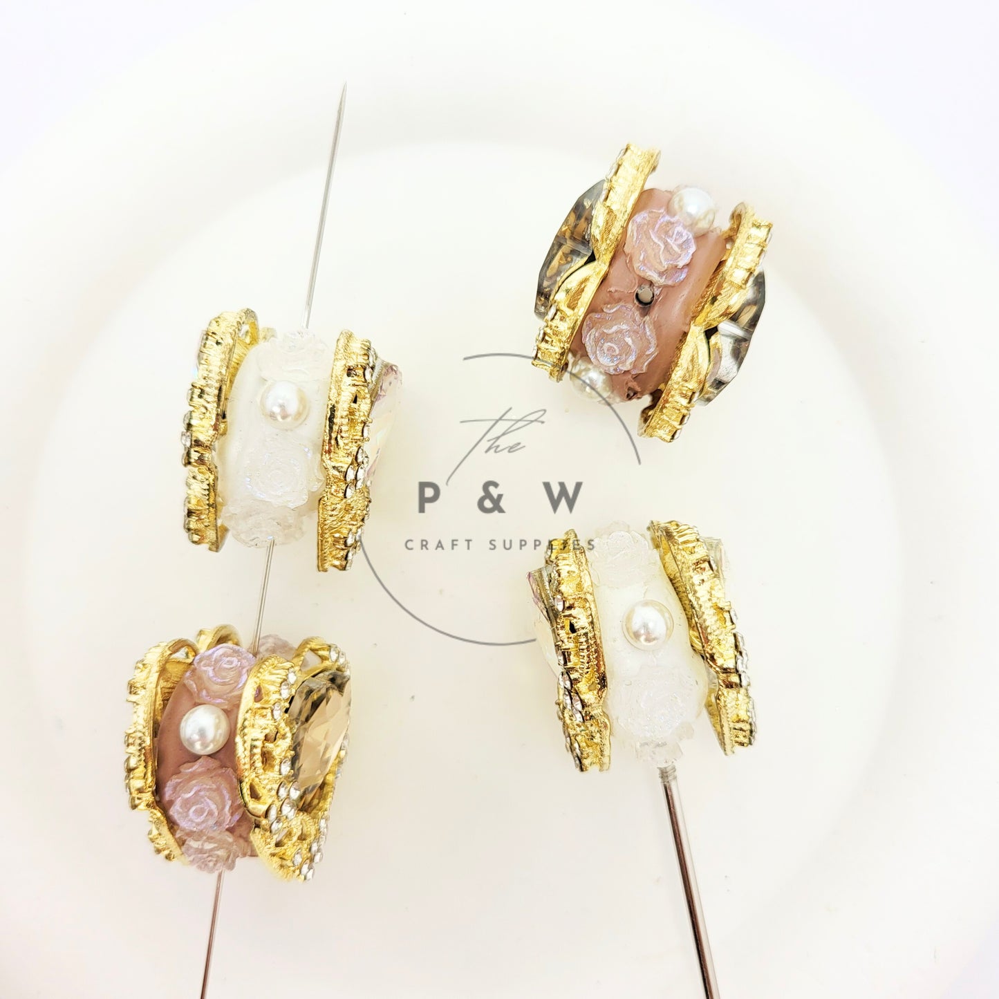N 615 - Heart Crystal Beads