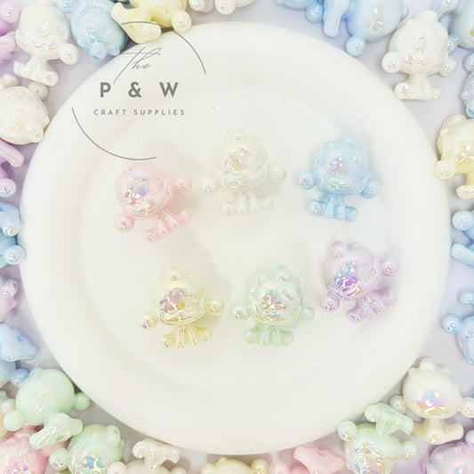N 597B - Solid Iridescent Glow SP Beads