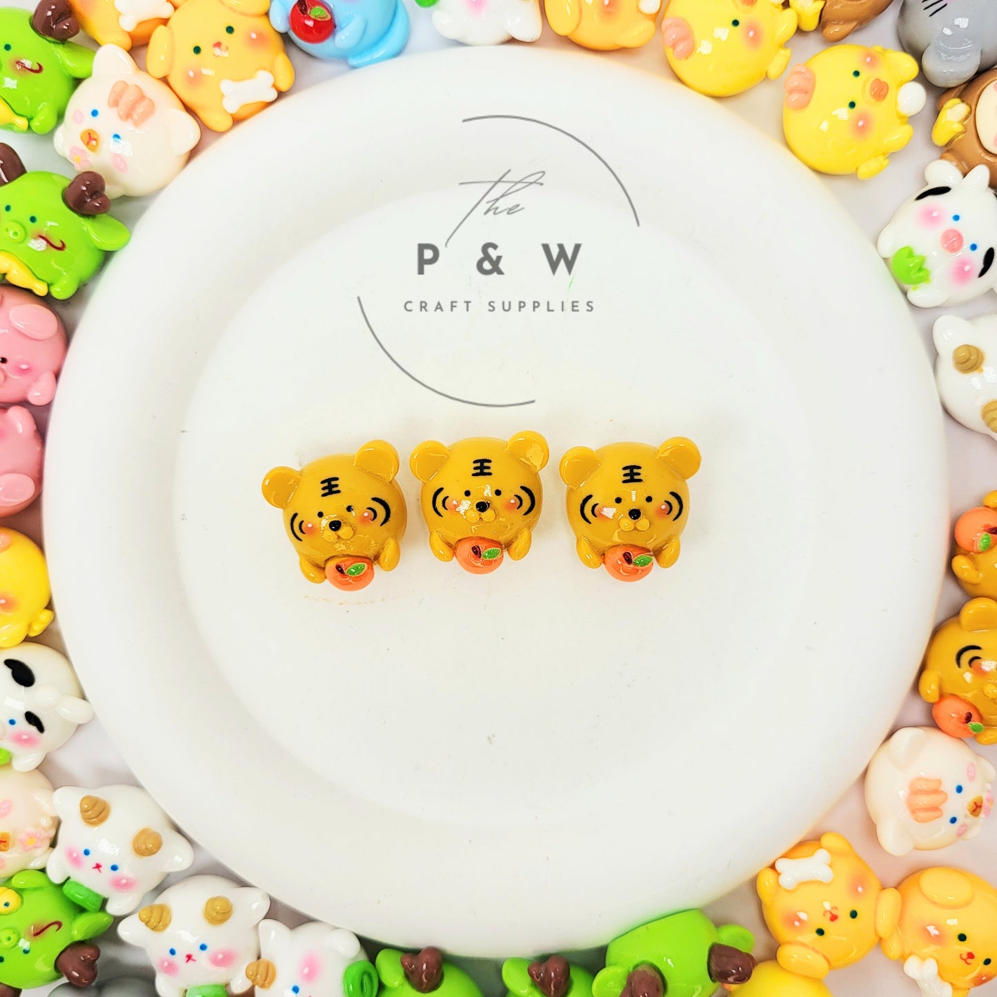 N - L120 - Solid Zodiac Animal Charms