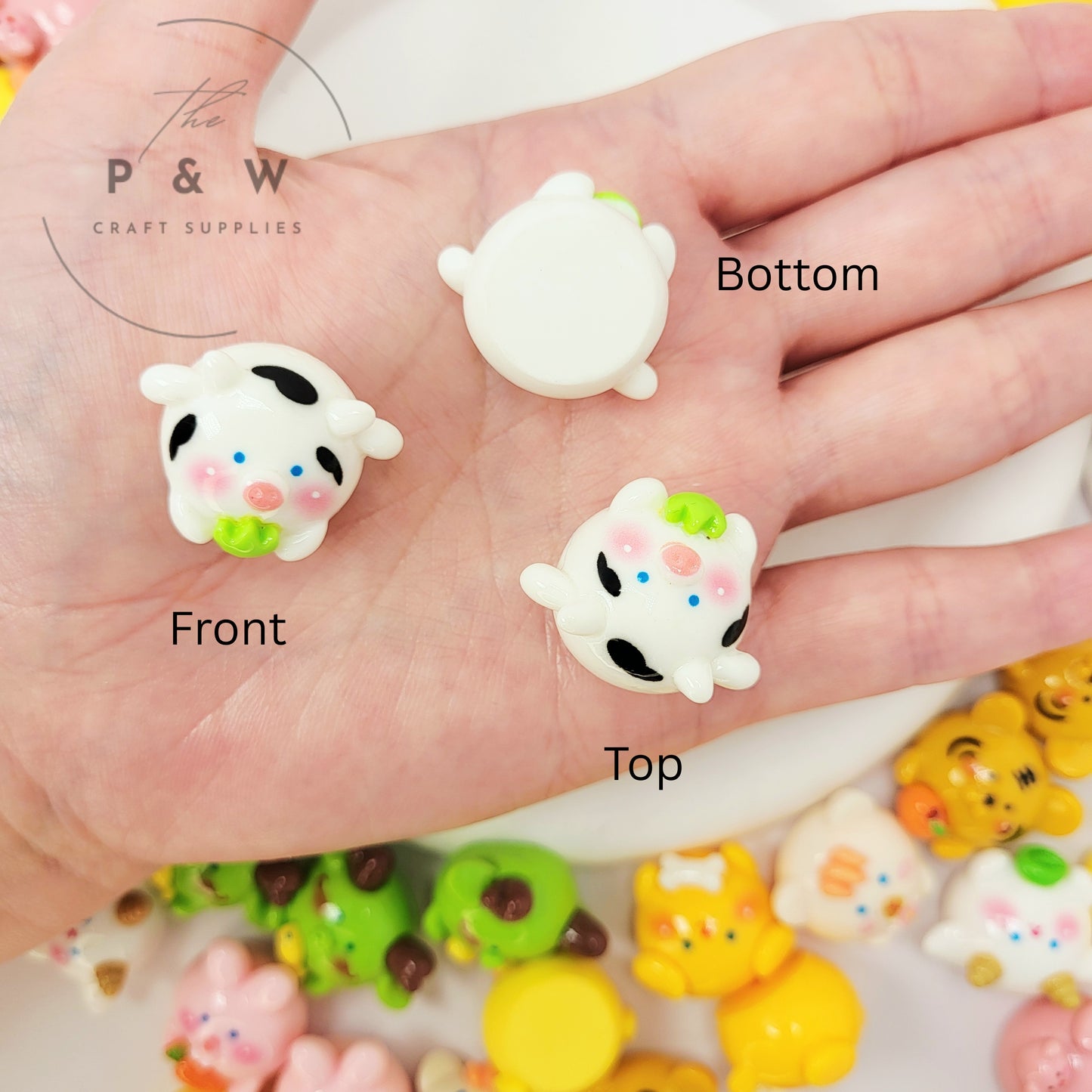 N - L120 - Solid Zodiac Animal Charms