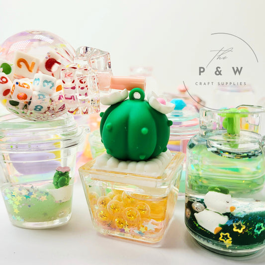 N O234 - Quicksand Oil-Filled Pendant