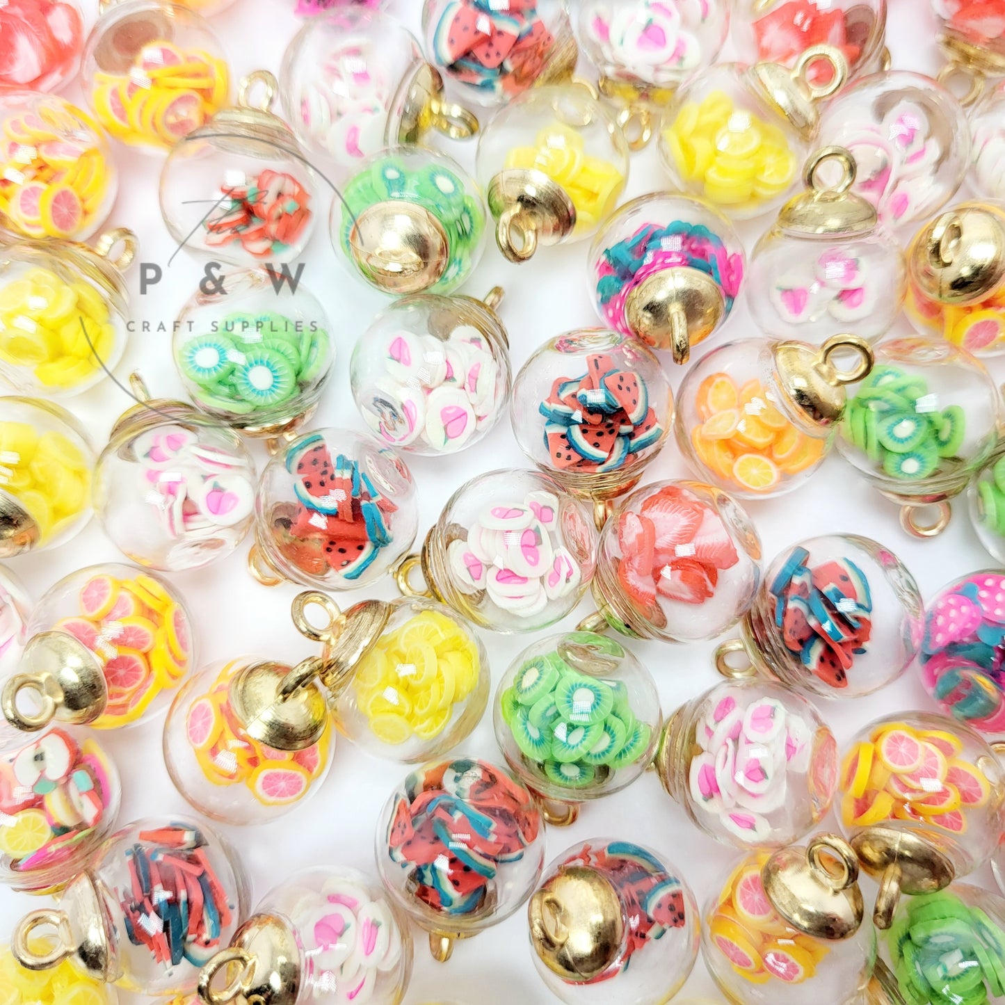 Label O29 - Fruit Wonderland Globe Charms D