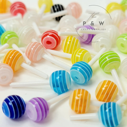 Label 26 - Mini Lollipop Nail Charms