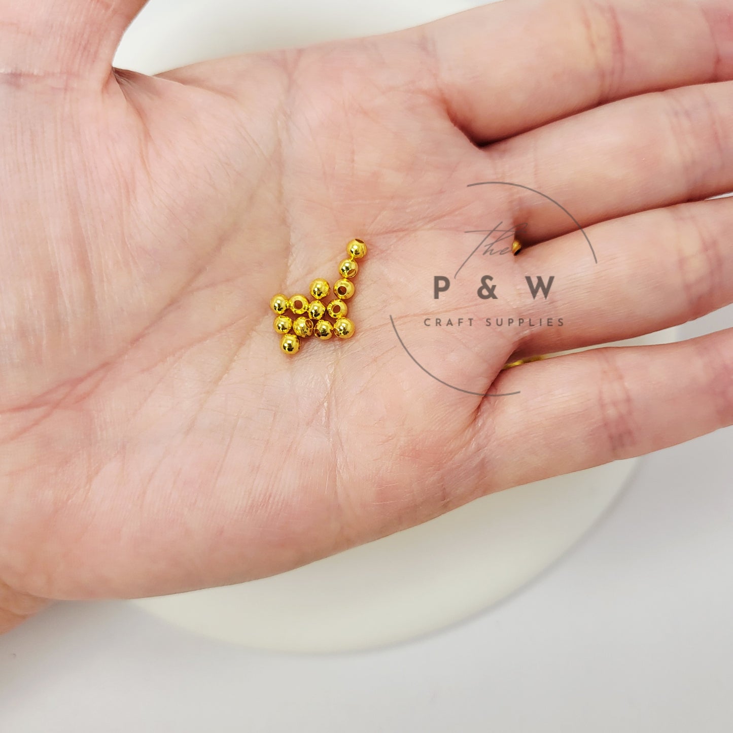 N 517 - 3mm Spacer Beads