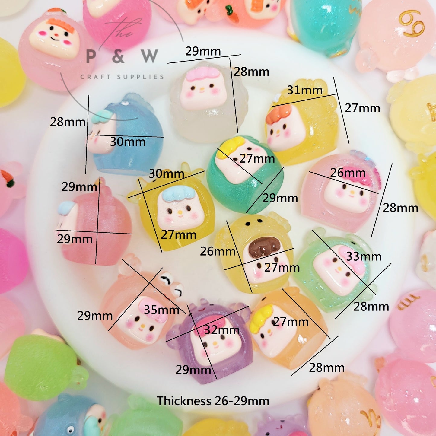 N O11 - 3D Zodiac Baby Charms