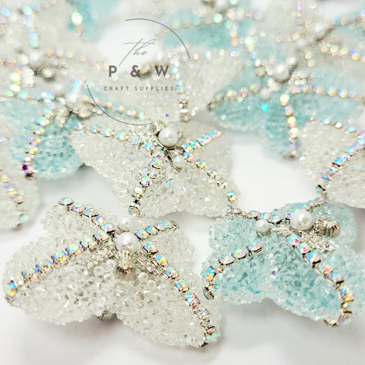 N 430 - Crystal Butterfly Beads