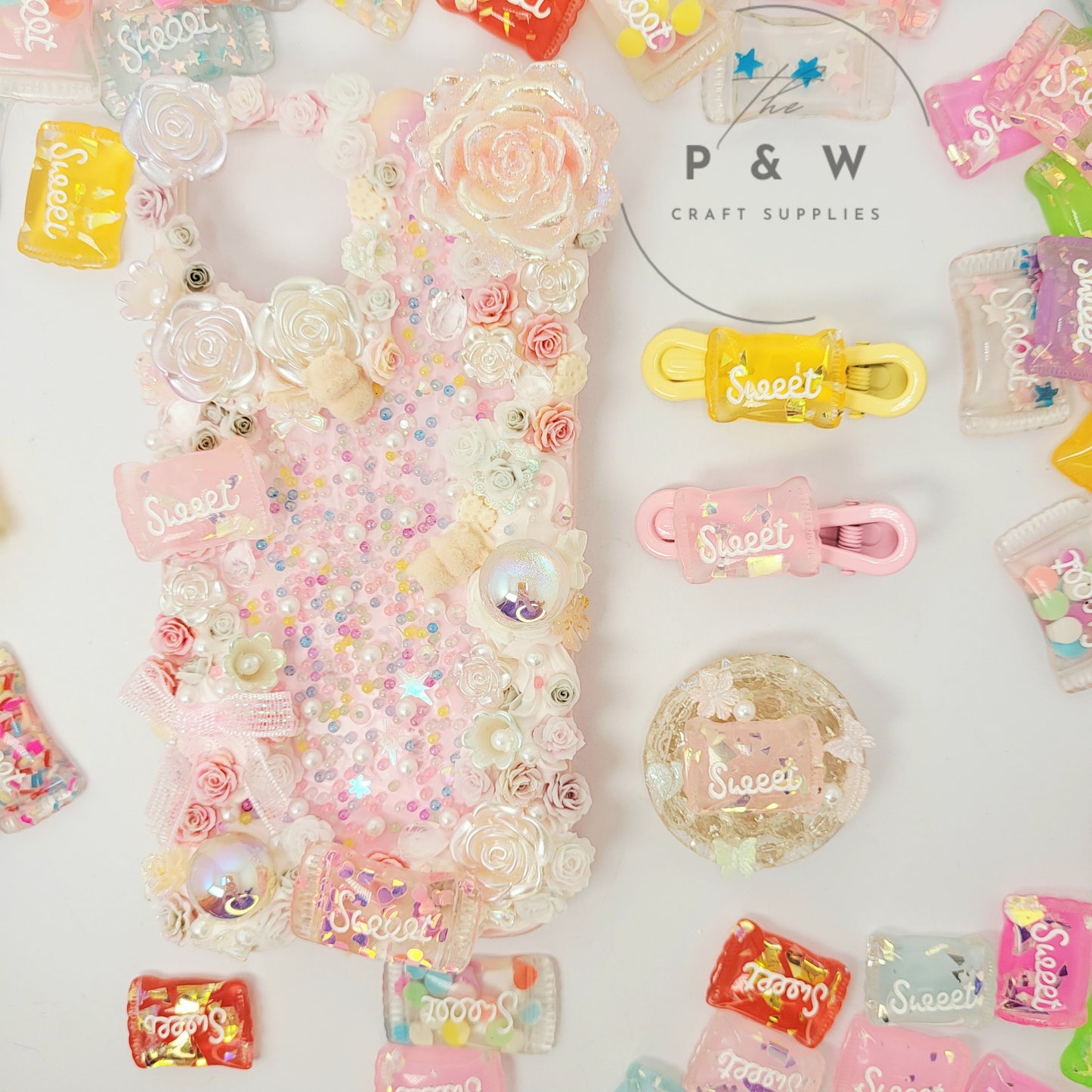 N L137 - Sweet Candy Resin Flatbacks