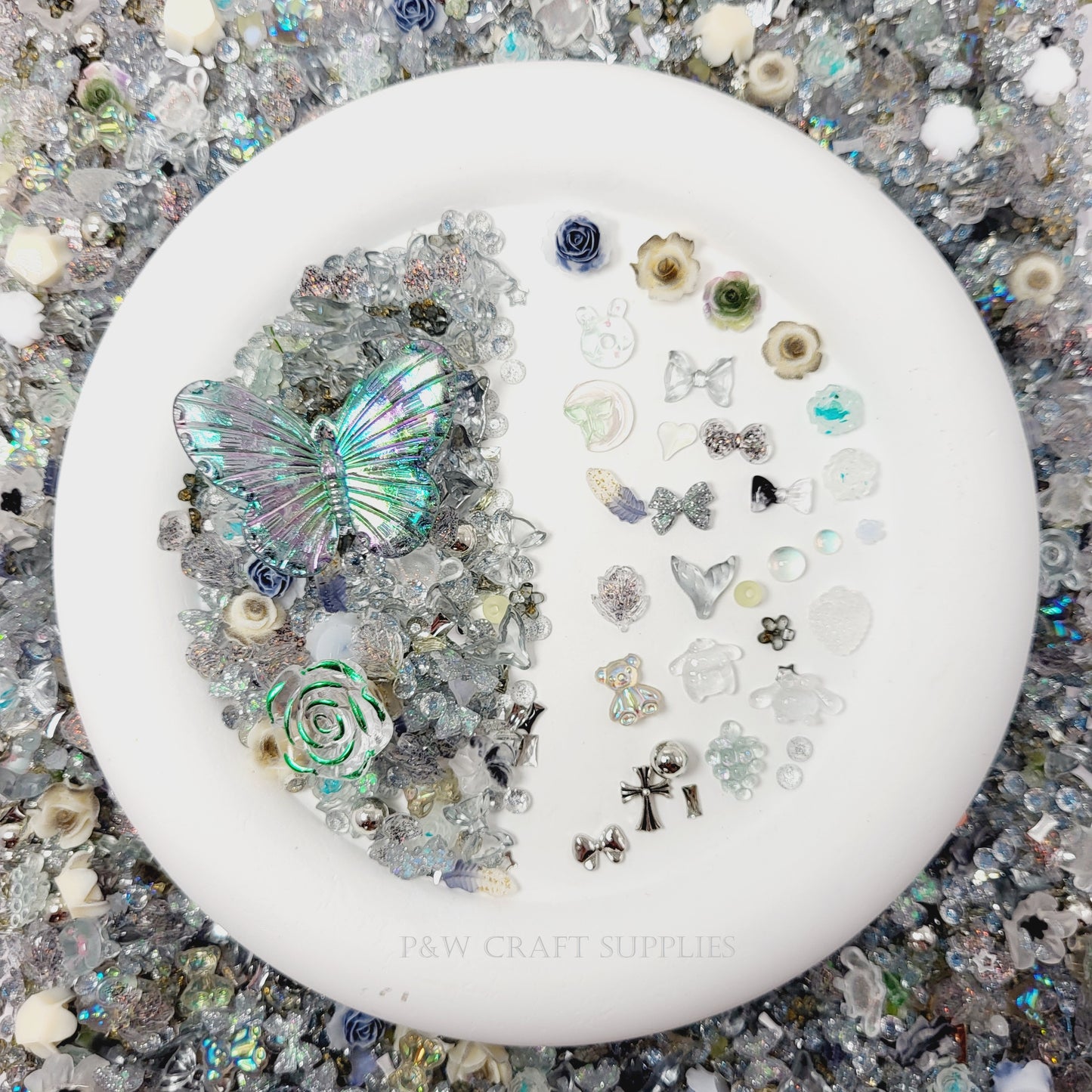 Label M107-Iridescent Elegance Mystery Mix D