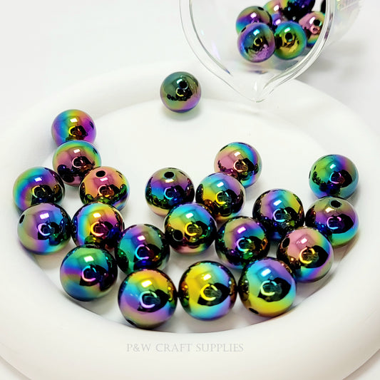 Label 5411-Black glossy beads D