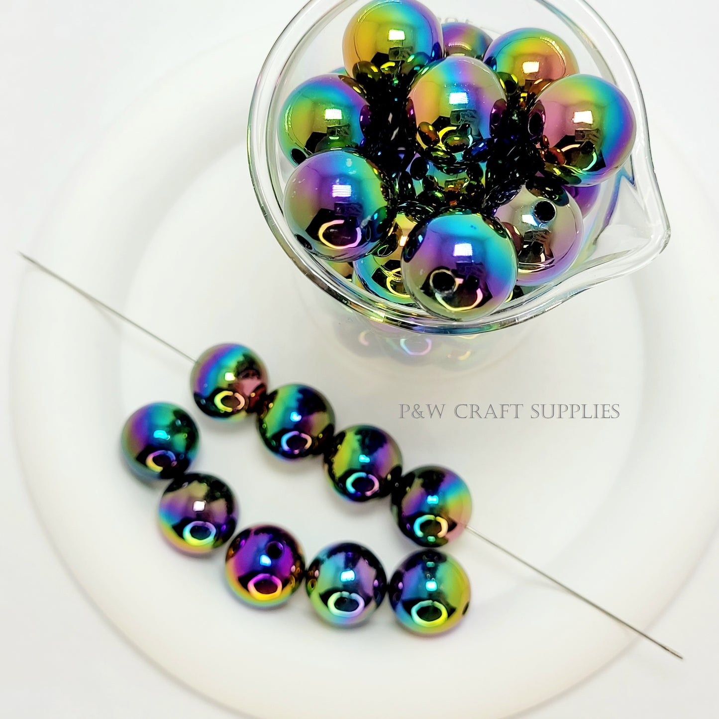 Label 5411-Black glossy beads D