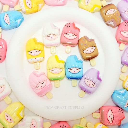 Label 162-Ice Cream Girl Charms D