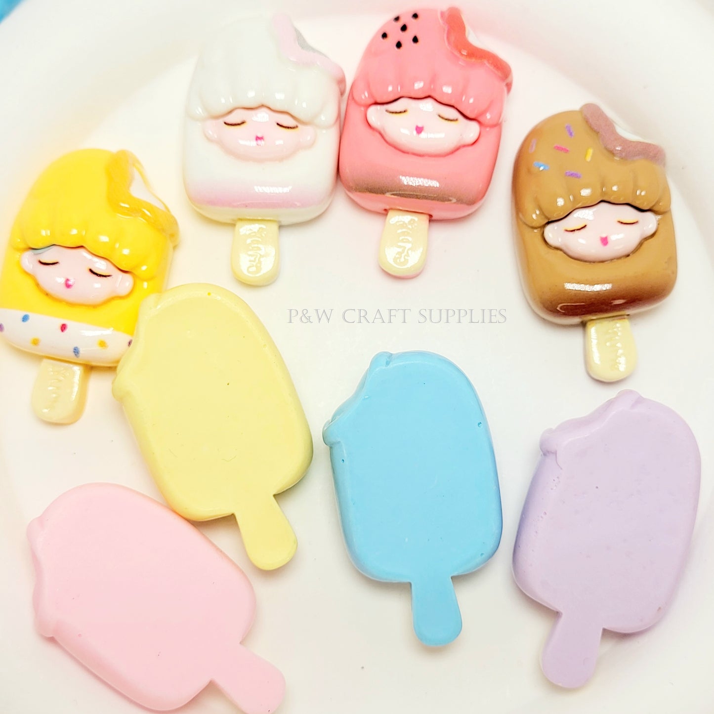 Label 162-Ice Cream Girl Charms D