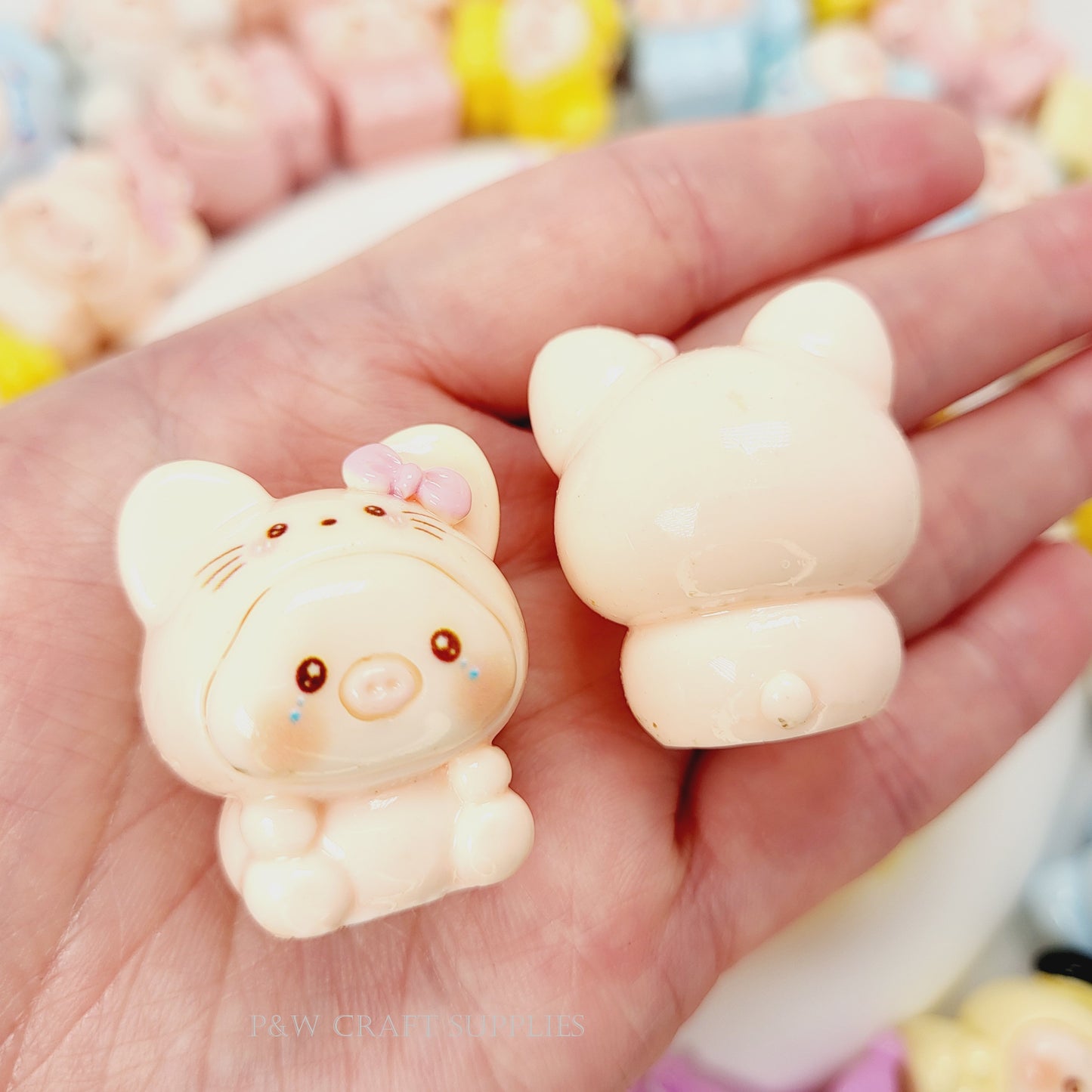 Label 190-Kawaii Piggy Dressed-Up Charms D