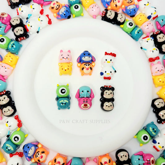 Label L66-Cute Duet Cabochons D
