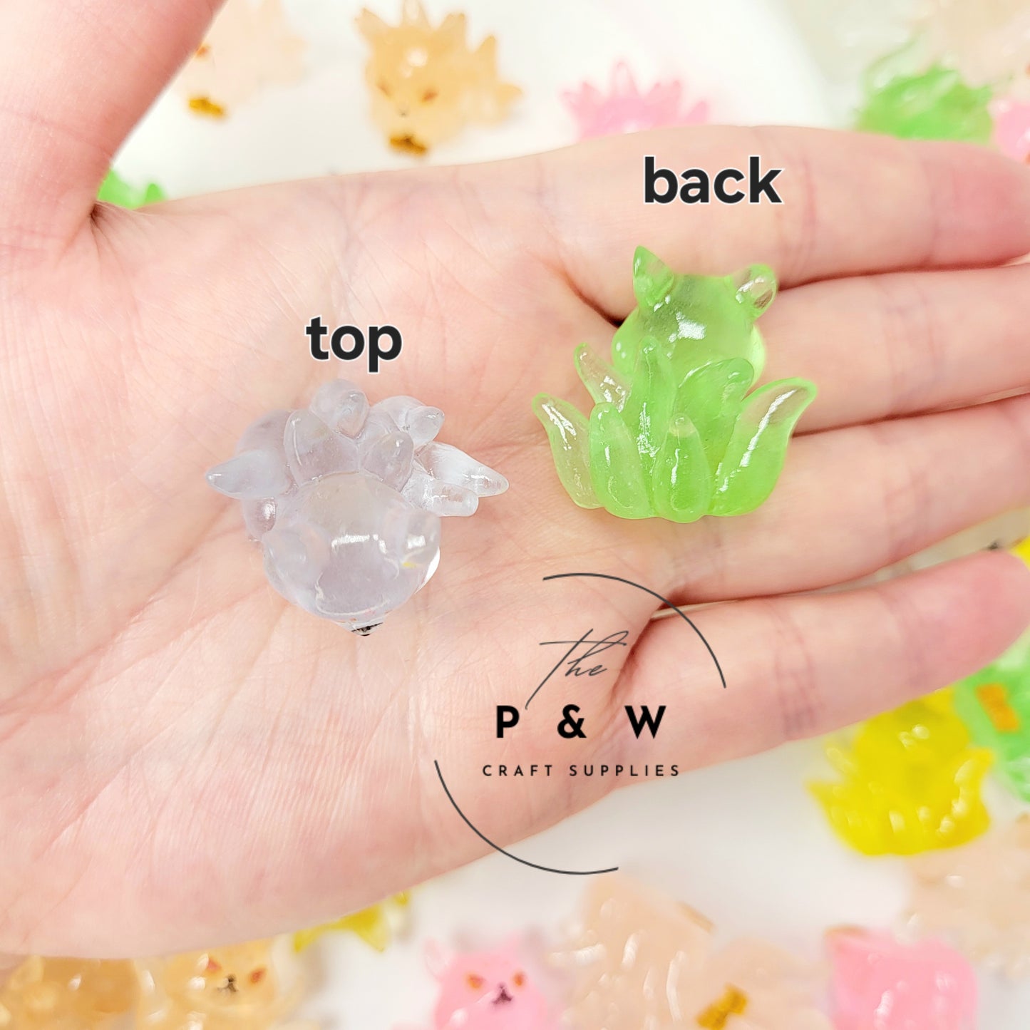 Label 98 - 3D Guardian Fox Charms D