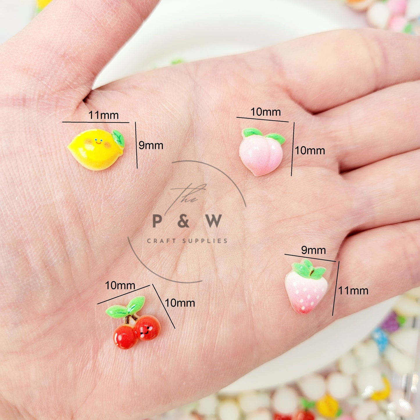 Label 83 - Luminous Fruit Nail Charms