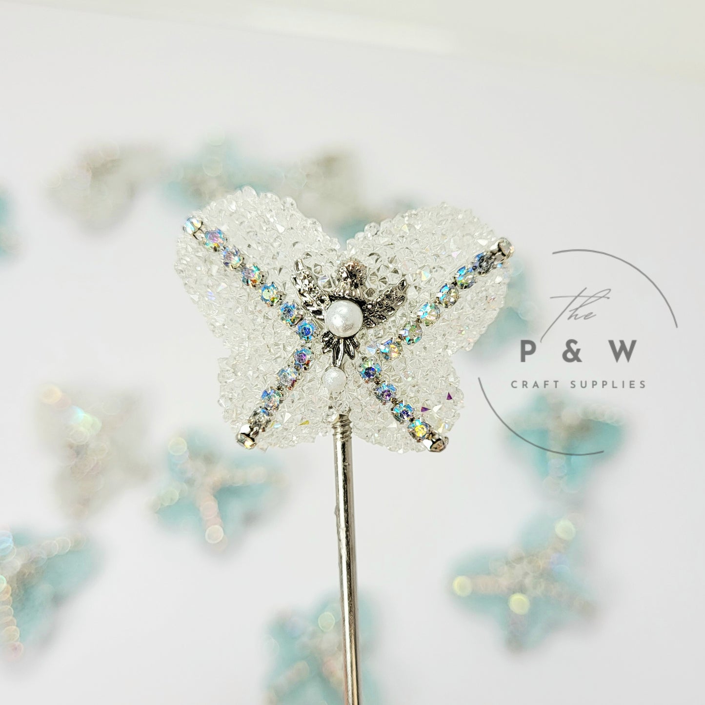 N 430 - Crystal Butterfly Beads