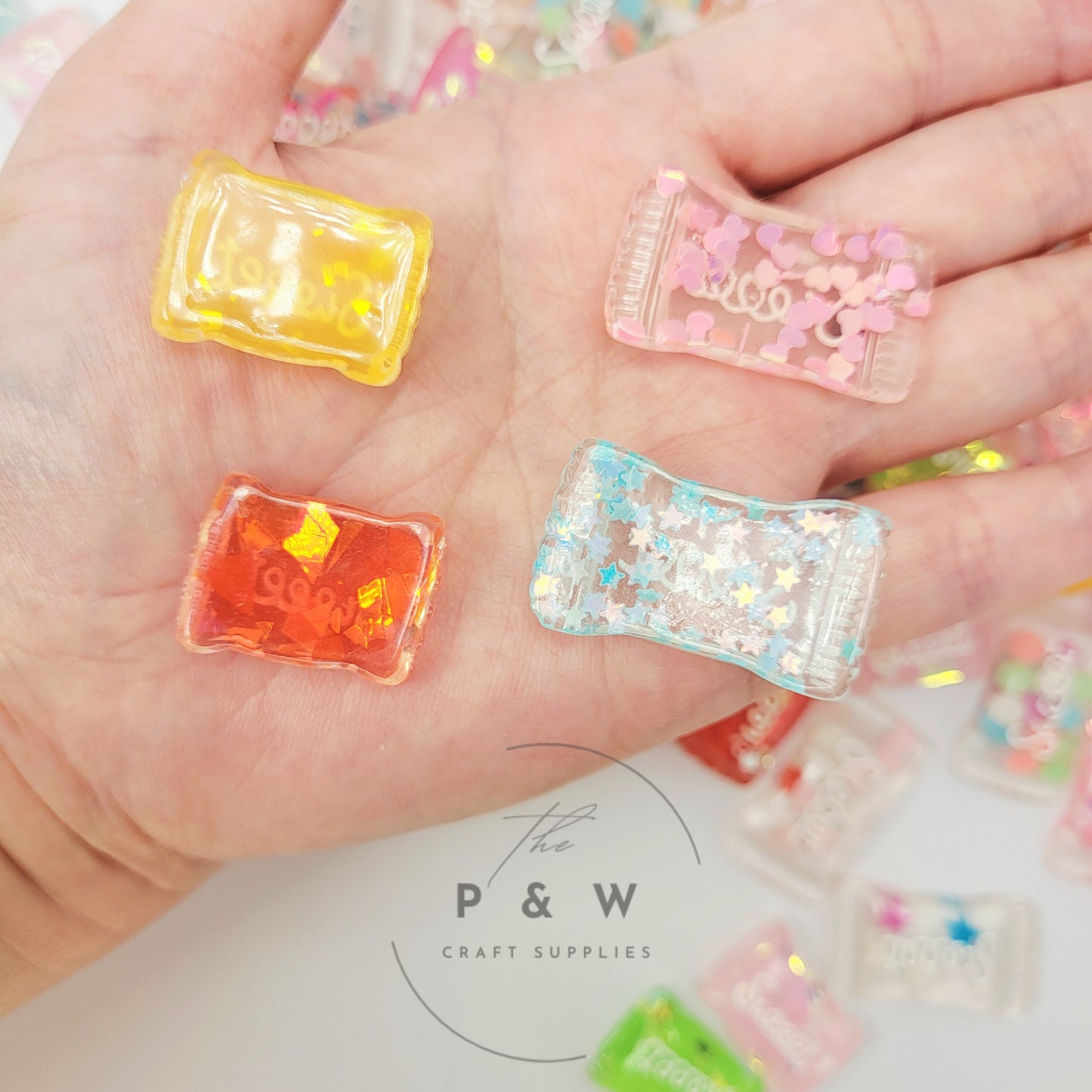 N L137 - Sweet Candy Resin Flatbacks