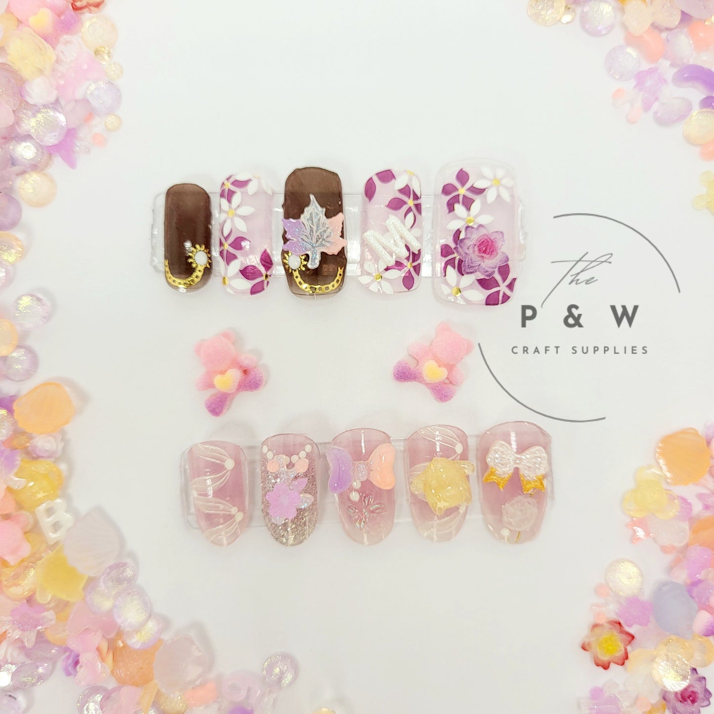 N M122 - Peachy Violet Mystery Mix