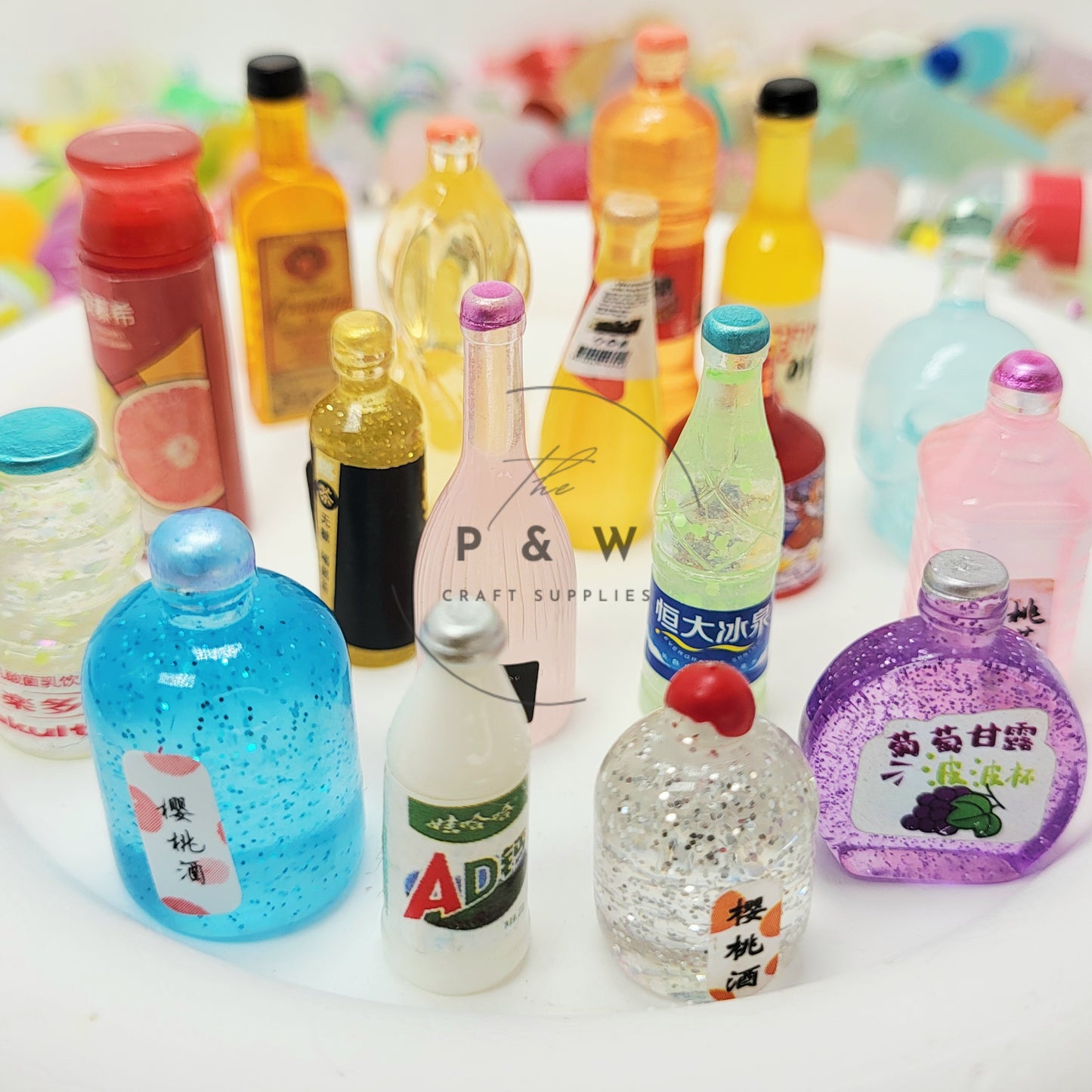 N 2 - Miniature Drink Bottle Charms