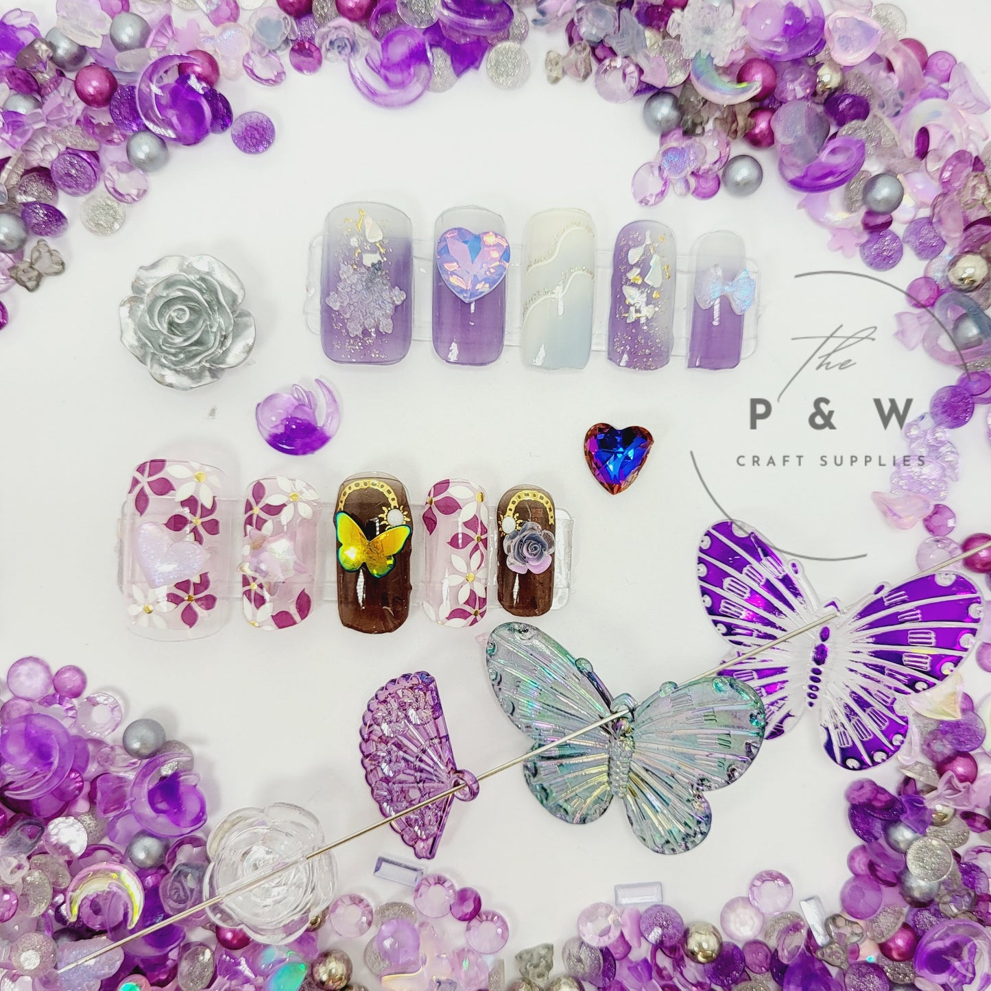 N M34 - Violet Fantasy Nail Mystery Mix