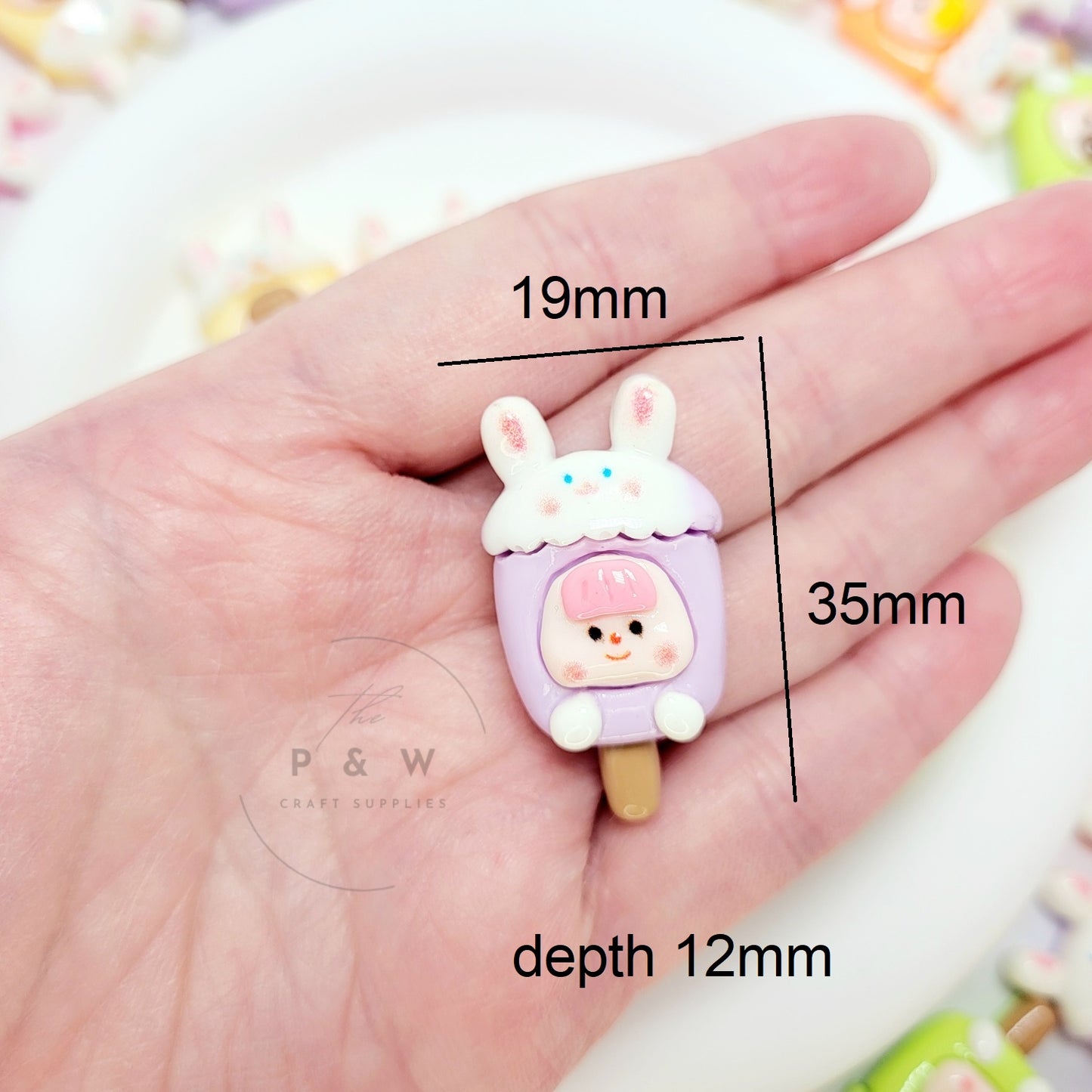 N O98 - Bunny Popsicle Cuties D