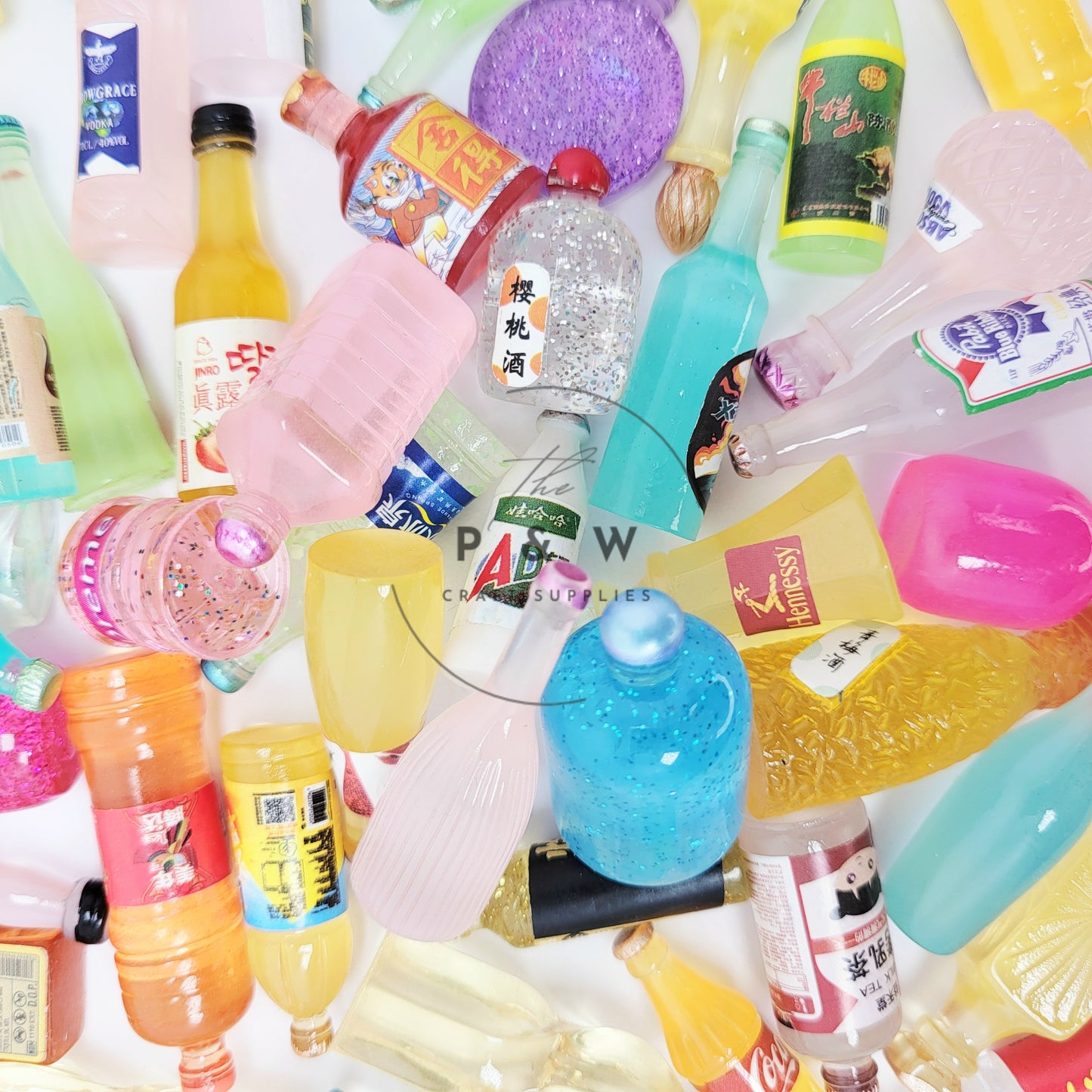 N 2 - Miniature Drink Bottle Charms