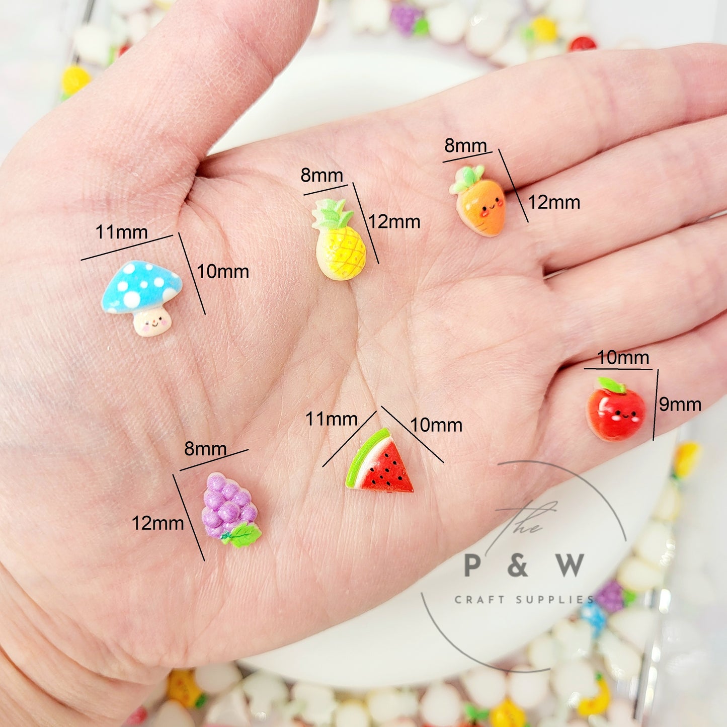 Label 83 - Luminous Fruit Nail Charms