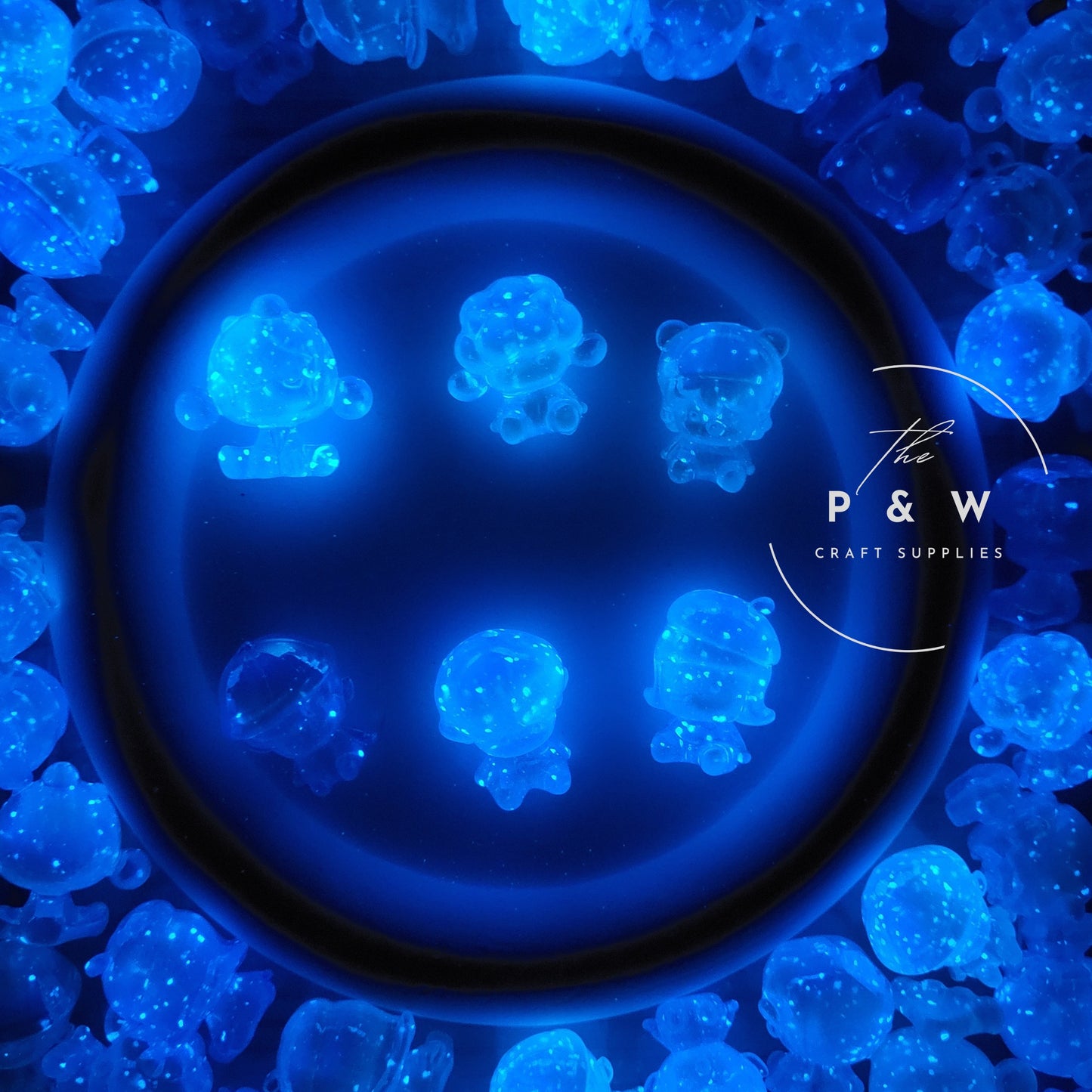 N 597A - Iridescent PM-Inspired Glow Beads
