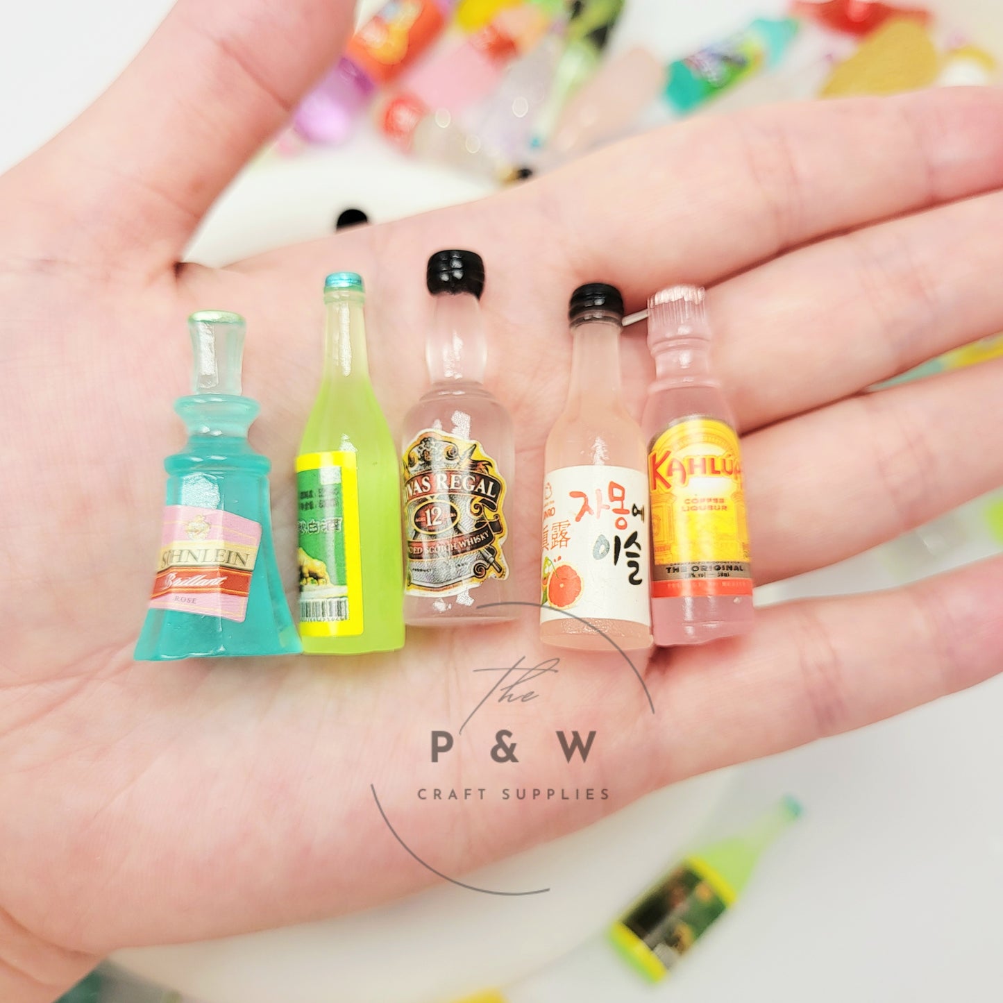 N 2 - Miniature Drink Bottle Charms