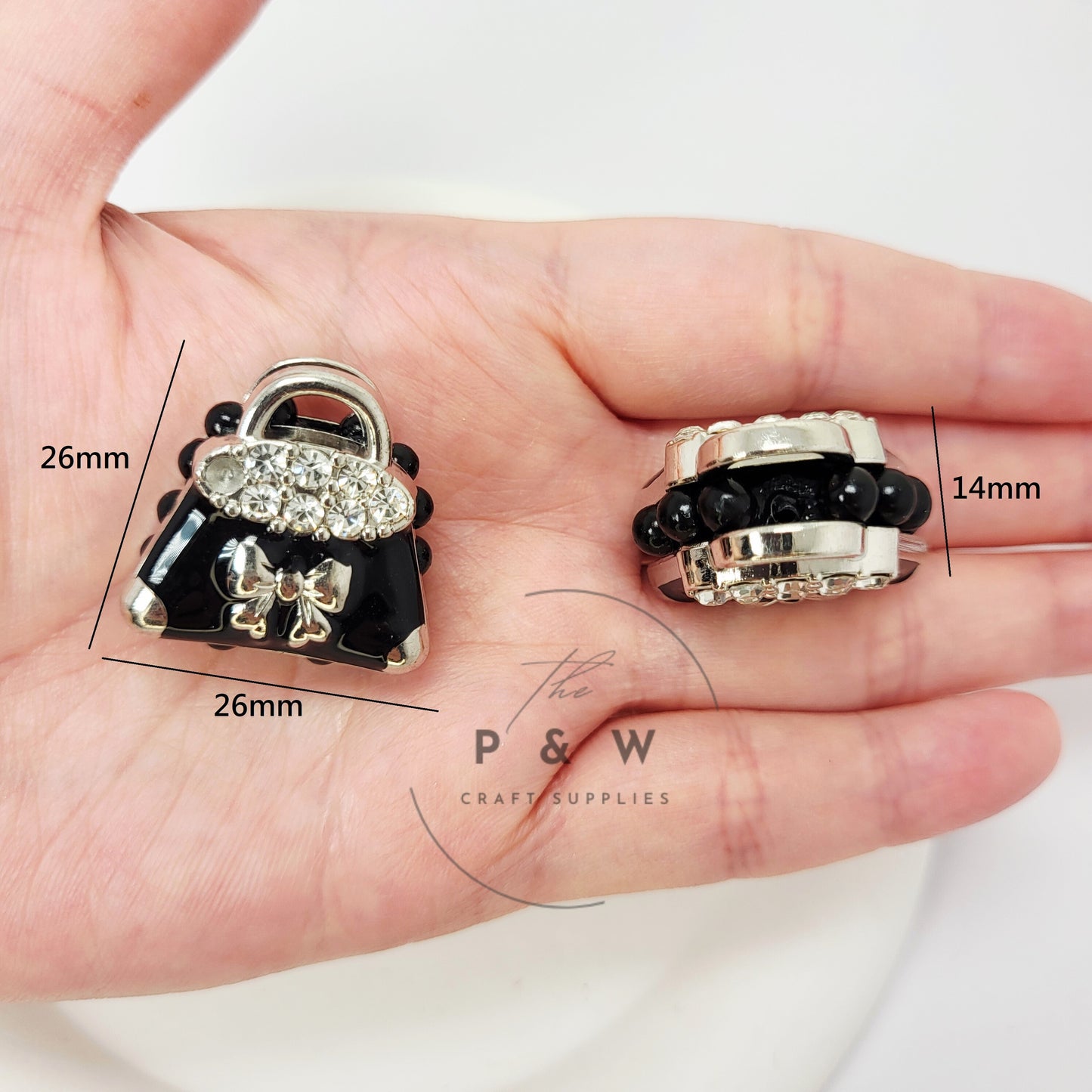 N 605 - Elegant Mini Handbag Beads
