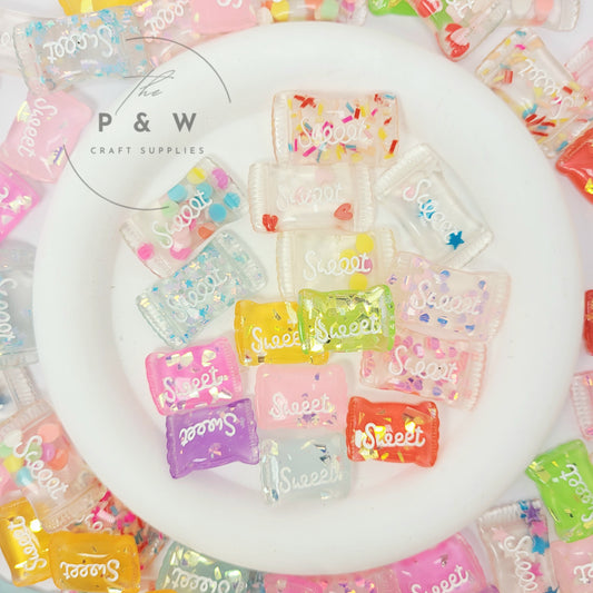 N L137 - Sweet Candy Resin Flatbacks