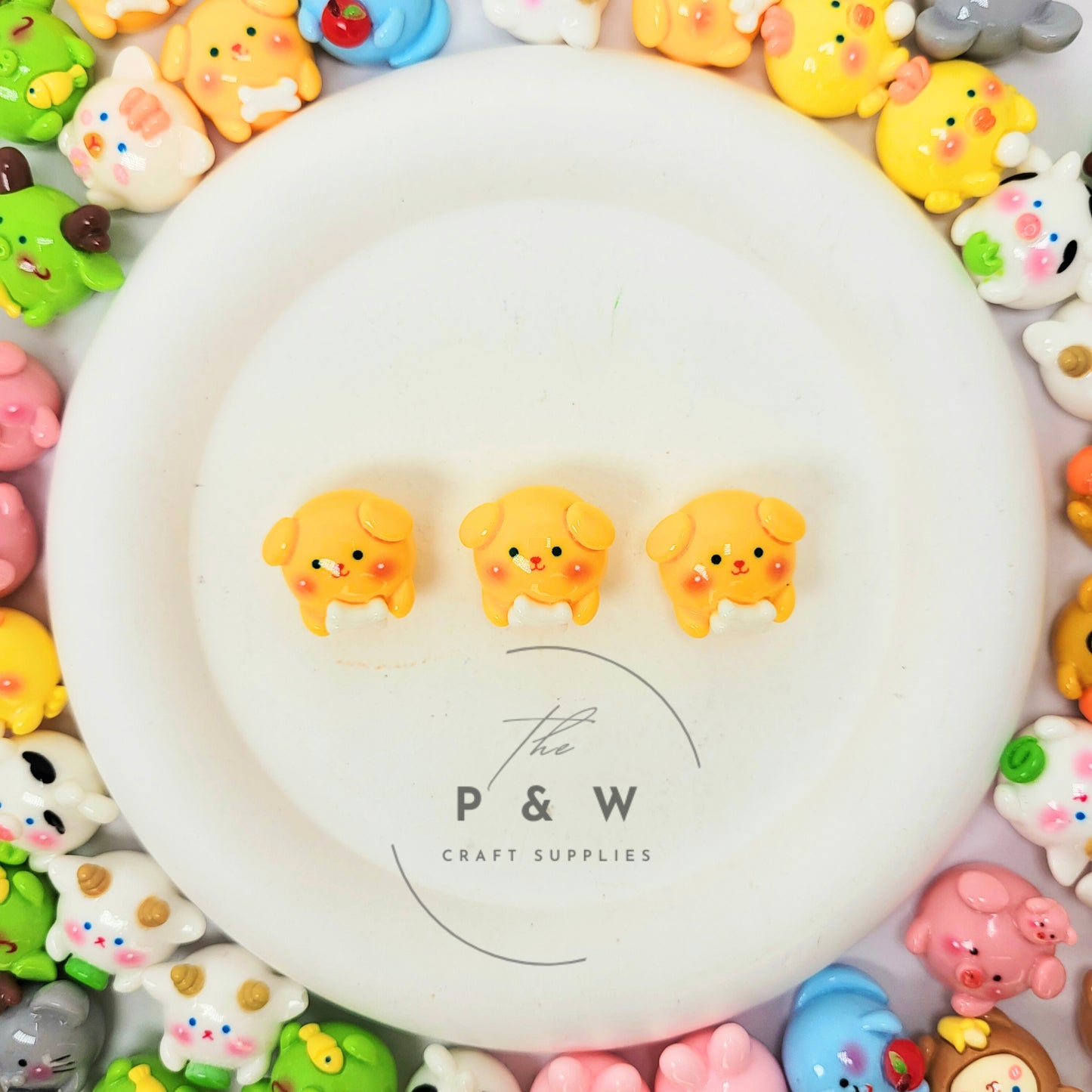 N - L120 - Solid Zodiac Animal Charms