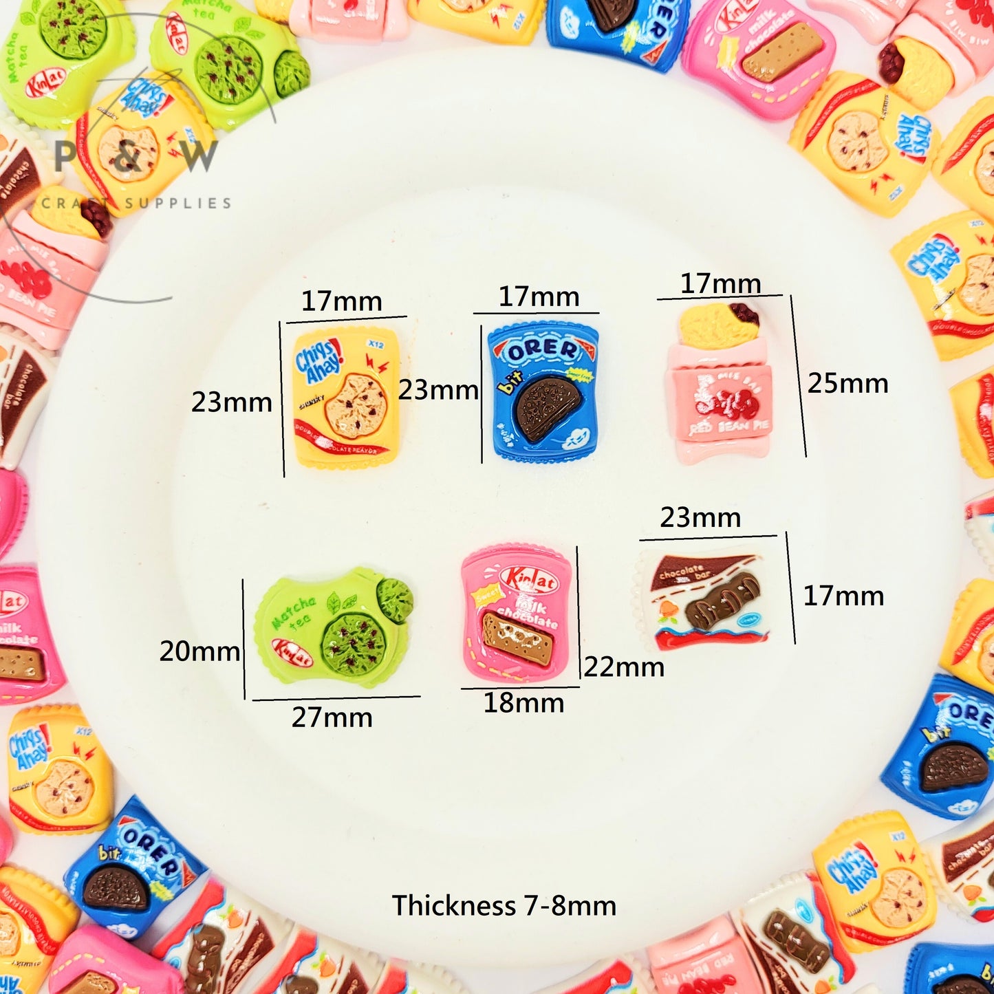 N L5569 - Mini Snack Pack Flatback Charms