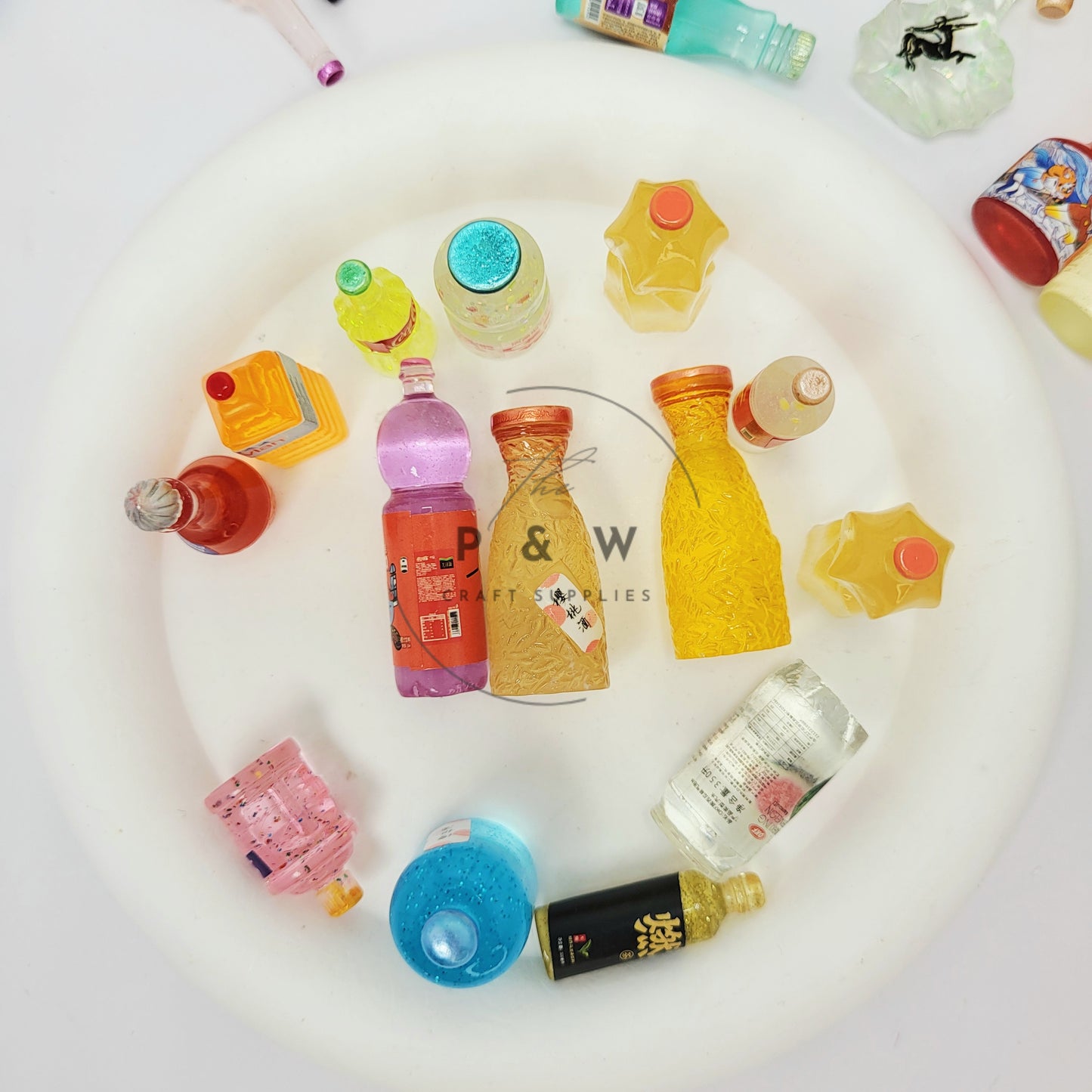N 2 - Miniature Drink Bottle Charms