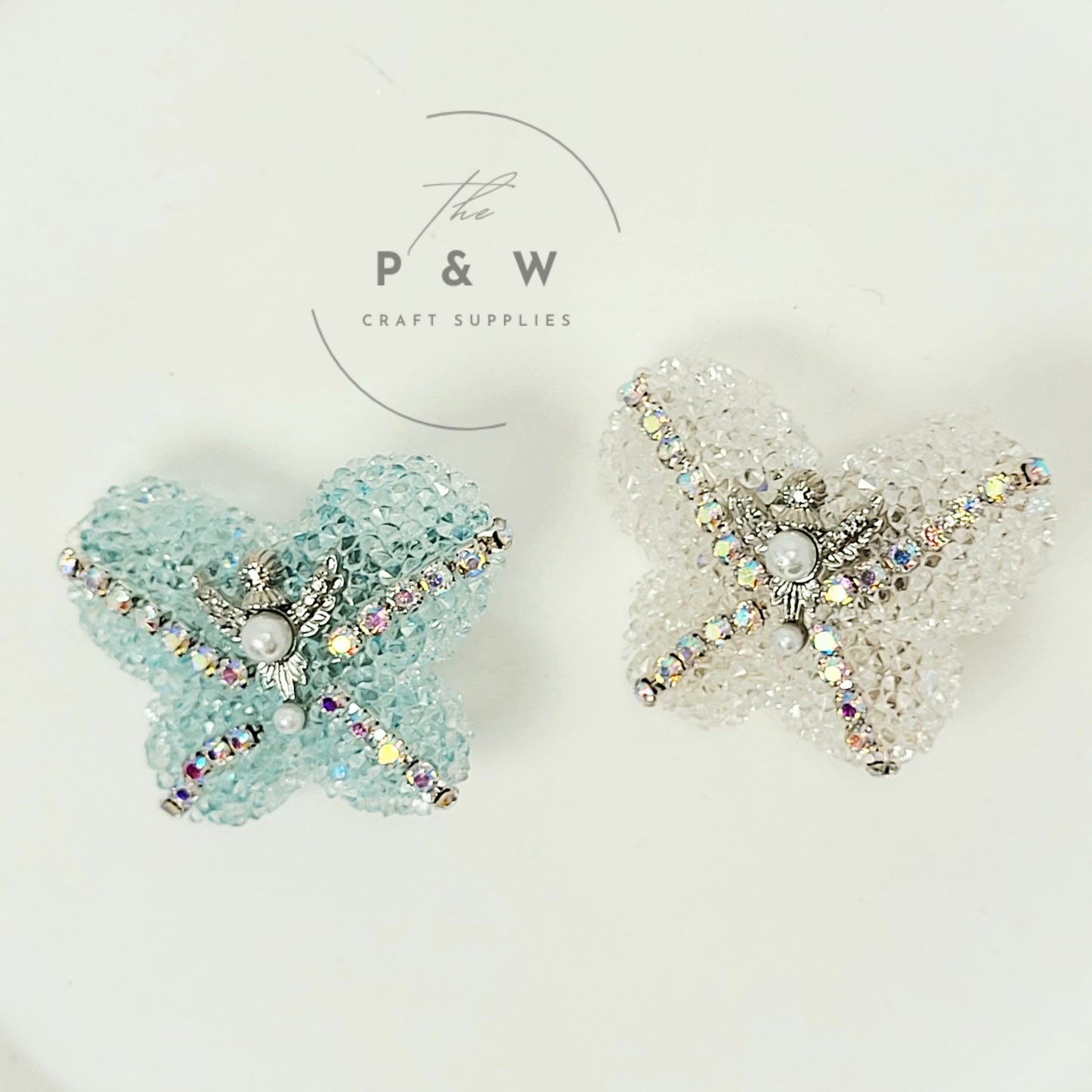 N 430 - Crystal Butterfly Beads
