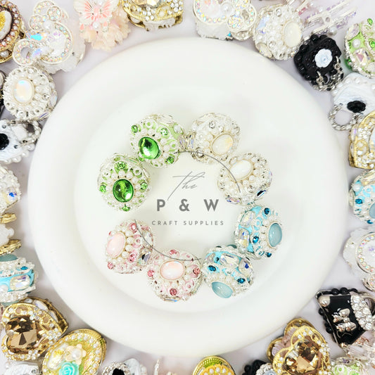 N 611 - Regal Pearl & Crystal Beads